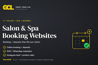 create a salon, spa and appointment booking website