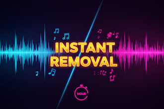 remove vocals or music from any song in just 1 hour