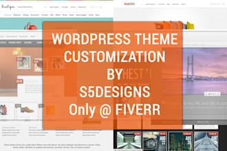 customize Wordpress Theme As per your requirements