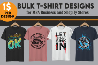design bulk t shirts for print on demand business