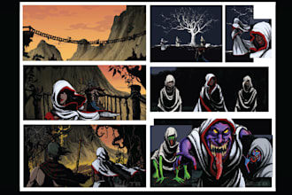 draw comic book illustrations