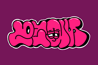 open custom graffity thorw up and tags