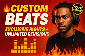 make a professional custom exclusive beat