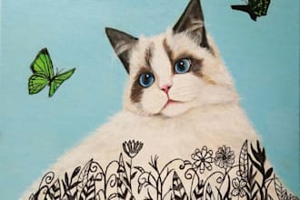 draw a special pet portrait