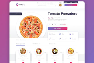 build an online food delivery and ordering website or mobile app