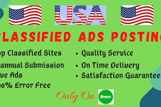 post your ads on USA top classified sites