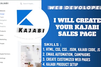 build an amazing kajabi sales page and landing page
