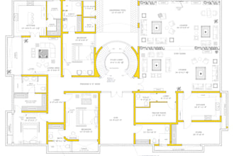 do 2d floor plans for residential and commercial