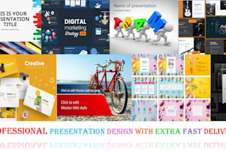 design elegant and catchy powerpoint presentation