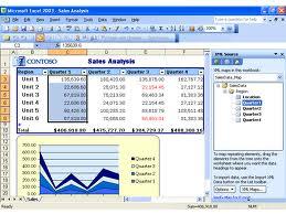 create a spreadsheet or table in Excel