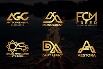 design initial letters logo