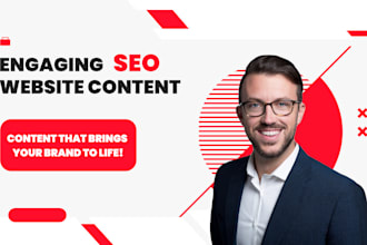 be your engaging SEO website content writer