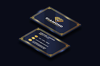 create a modern business card and stationery design