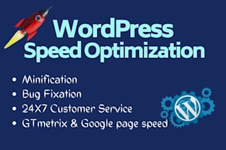 optimize wordpress website speed with gtmetrix pagespeed