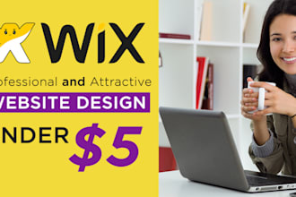 design single page wix website