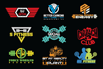 designs fitness, gym and sport logo