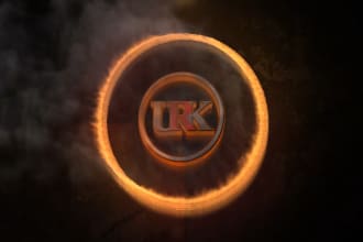 make 10 amazing fire logo intro video