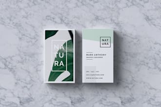 design professional and unique business cards