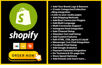 develop shopify dropshipping store