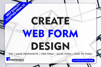 design HTML5, css3, responsive website , webform, design