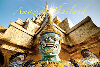 send a unique postcard from thailand