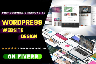 build modern wordpress website design for your business