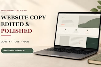 professionally edit and polish your website copy