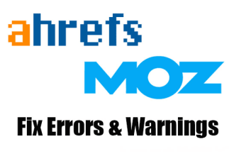 fix ahrefs seo errors or moz pro site audit errors