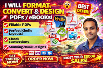 convert PDF to kindle ebook epub mobi and format KDP book