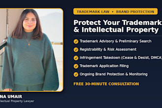 be your intellectual property lawyer for trademarks