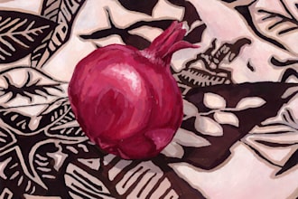 illustrate everything in gouache
