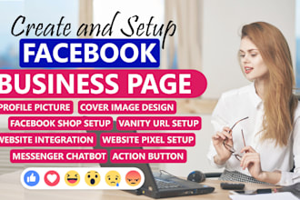 create and set up your facebook business page and instagram business profile