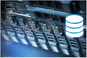 design mysql,oracle server, databases and write query