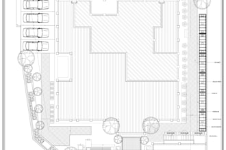 create high quality house plan and garden design in autocad