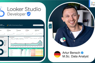 create, optimize and fix every looker studio or google data studio dashboard