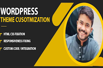 customize the wordpress or woo commerce theme asap