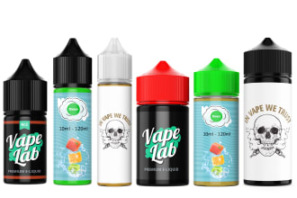 put your label on 3d vape unicorn chubby gorilla bottles