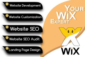 customize wix website, fix error, or start wix store