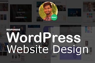 build a responsive wordpress website, and update