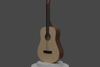 create 3d low poly objects in blender