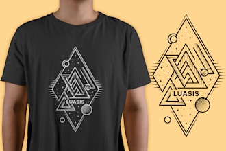 design line art minimalist t shirt designs