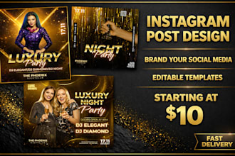 design instagram posts and templates