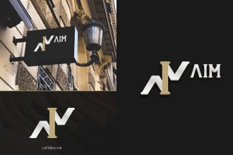 make a professional monogram logo design