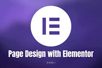 design landing page with elementor pro