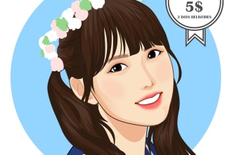 draw your photo into korean webtoon styles