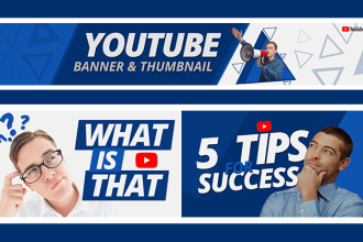 design a perfect youtube banner and thumbnail