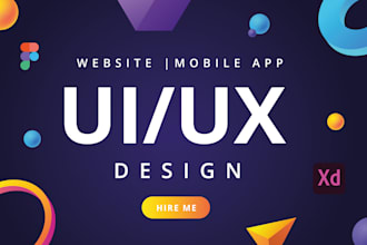 do figma website design, website UI UX design, ui ux design within 24 hours