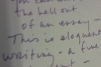 edit up to 5 pages of a paper or creative writing