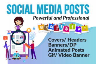 create professional social media posts