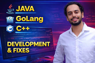 develop,fix anything in java, cpp